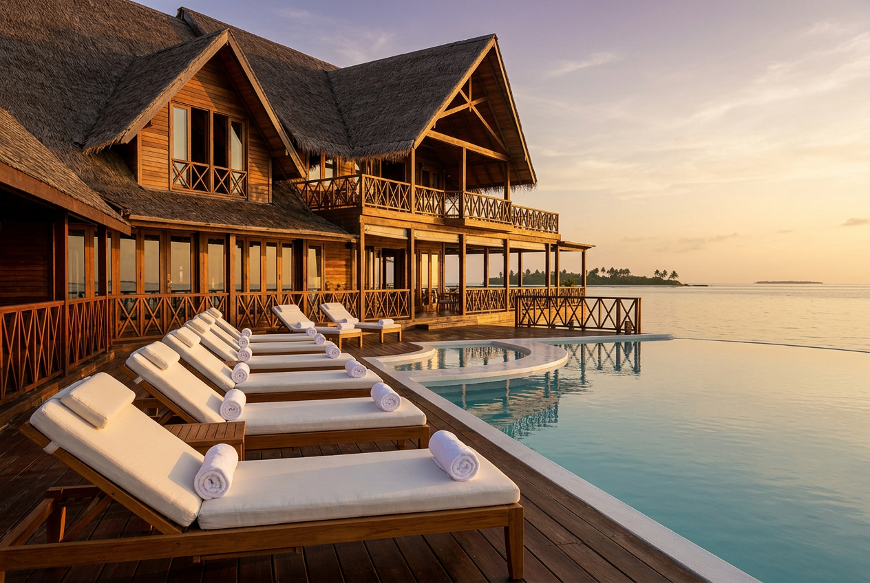 An atmospheric landscape from the Extraordinary Hotels chapter